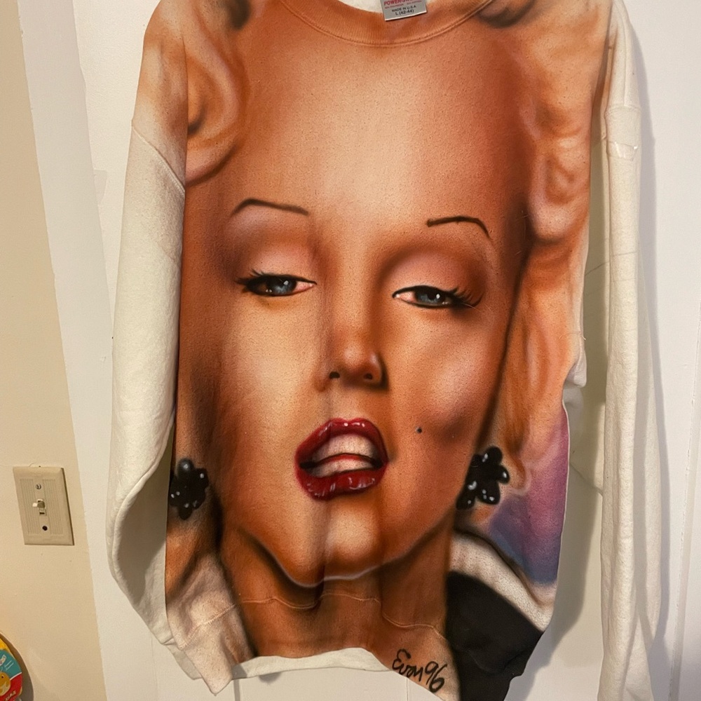 Vintage Handmade Marilyn Monroe Graphic Women’s Top
